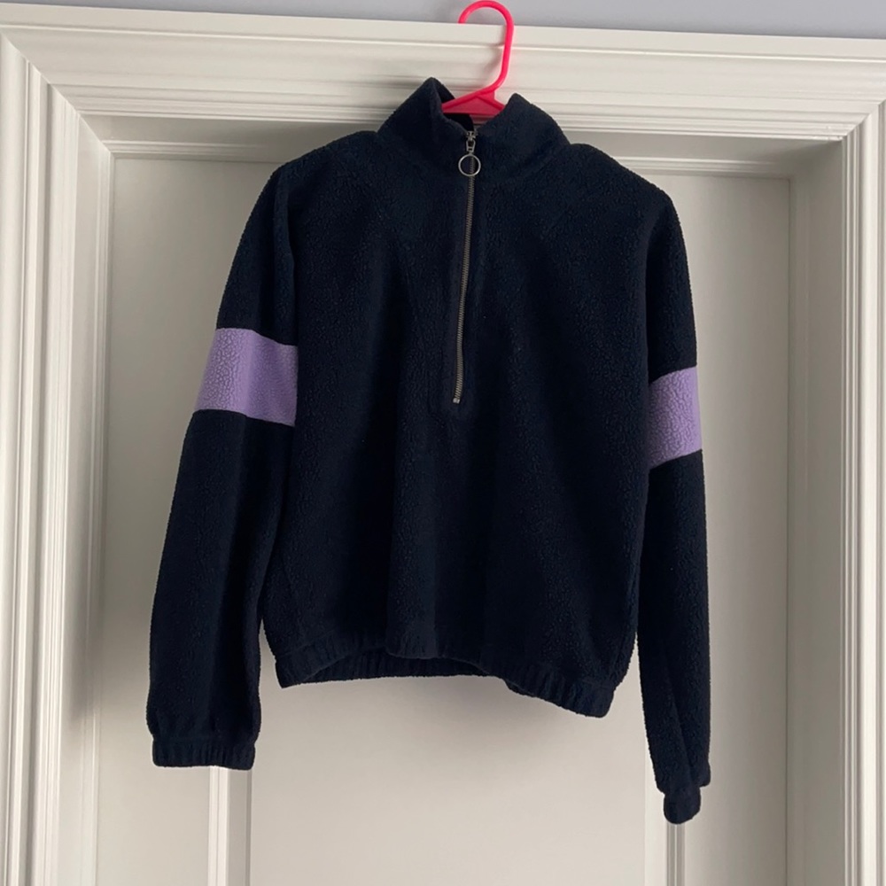 Abercrombie & Fitch quarter zip fleece pullover